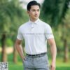 Áo Golf Nam cộc tay NORESSY vải Polyester, Spandex cao cấp - NRSPLM0041 11 Áo Golf Nam cộc tay NORESSY vải Polyester, Spandex cao cấp - NRSPLM0041