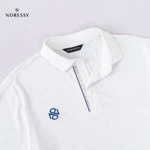 Áo Golf Nam Cộc Tay NORESSY Thoáng Mát, Thanh Lịch M052_WH 9 Áo Golf Nam Cộc Tay NORESSY Thoáng Mát, Thanh Lịch M052_WH