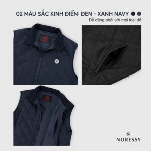 Áo gile Golf nam Noressy chất phao siêu nhẹ, mềm mại, giữ ấm tốt - CH550 14 Áo gile Golf nam Noressy chất phao siêu nhẹ, mềm mại, giữ ấm tốt - CH550 - Ảnh 5