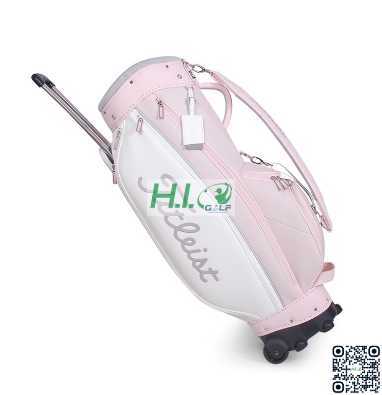 Túi gậy Golf Titleist có bánh xe, tay kéo tiện lợi - CH343 18 Túi gậy Golf Titleist có bánh xe, tay kéo tiện lợi - CH343