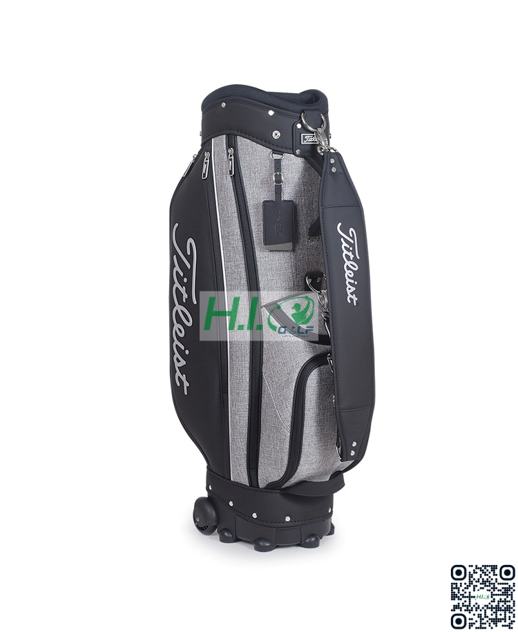 Túi gậy Golf Titleist có bánh xe, tay kéo tiện lợi - CH343 19 Túi gậy Golf Titleist có bánh xe, tay kéo tiện lợi - CH343