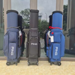 Classic Shop 6 Túi đựng gậy Golf Ping nắp cứng có bánh xe tay kéo tiện lợi - CH345