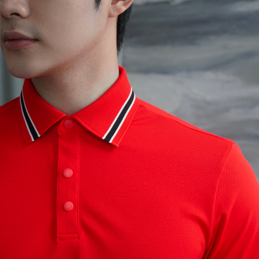 Áo Golf Nam NORESSY GOLF - NAOM067 Đỏ 3 Áo Golf Nam NORESSY GOLF - NAOM067 Đỏ