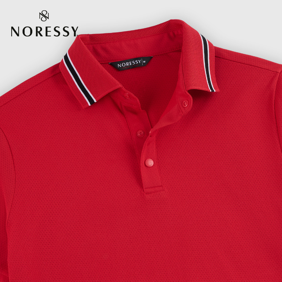 Áo Golf Nam NORESSY GOLF - NAOM067 Đỏ 6 Áo Golf Nam NORESSY GOLF - NAOM067 Đỏ