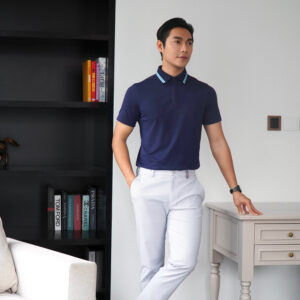 Áo Polo Golf Nam Thể Thao NORESSY GOLF - NAOM067 Xanh than 11 Áo Polo Golf Nam Thể Thao NORESSY GOLF - NAOM067 Xanh than - Ảnh 3