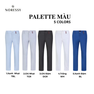 Quần Dài Golf Nam NORESSY Cạp Chun Ẩn Co Giãn, Chống nhăn tốt - PTM0038 13 Quần Dài Golf Nam NORESSY Cạp Chun Ẩn Co Giãn, Chống nhăn tốt - PTM0038