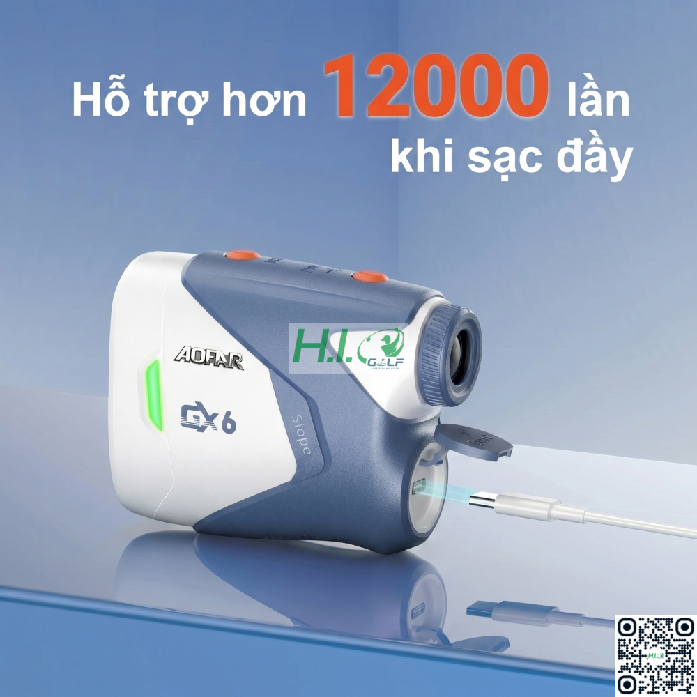 Máy đo khoảng cách Golf AOFAR GX6 1000 Yards, Có Đo Độ Dốc, Hàn Quốc 3 Máy đo khoảng cách Golf AOFAR GX6 1000 Yards, Có Đo Độ Dốc, Hàn Quốc