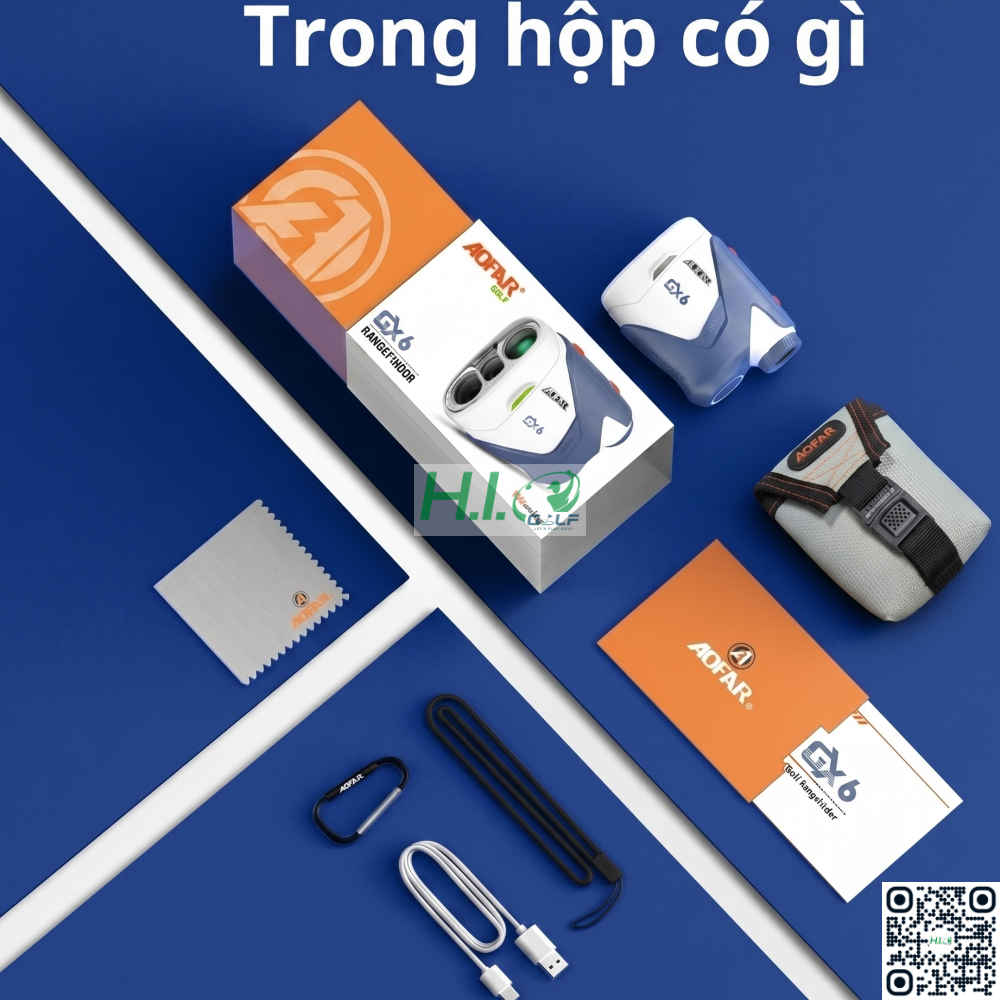 Máy đo khoảng cách Golf AOFAR GX6 1000 Yards, Có Đo Độ Dốc, Hàn Quốc 8 Máy đo khoảng cách Golf AOFAR GX6 1000 Yards, Có Đo Độ Dốc, Hàn Quốc