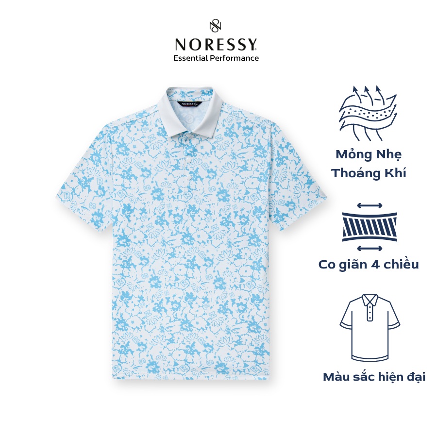 Áo Golf Nam NORESSY NAOM063 họa tiết cao cấp – Mềm mại, co giãn 4 chiều, thoáng Mát 1 Áo Golf Nam NORESSY NAOM063 họa tiết cao cấp – Mềm mại, co giãn 4 chiều, thoáng Mát