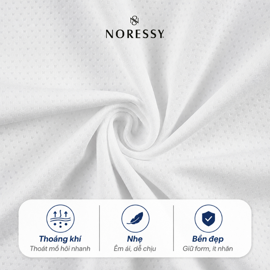 Áo cộc tay Golf Nam NORESSY NAOM064 – Thiết kế trẻ trung, co giãn 4 chiều, thấm hút mồ hôi 8 Áo cộc tay Golf Nam NORESSY NAOM064 – Thiết kế trẻ trung, co giãn 4 chiều, thấm hút mồ hôi