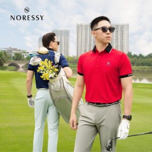 Áo Golf Nam cộc tay Noressy Golf NAOM061 - Mềm mại, co giãn, thấm hút mồ hôi 12 Áo Golf Nam cộc tay Noressy Golf NAOM061 - Mềm mại, co giãn, thấm hút mồ hôi