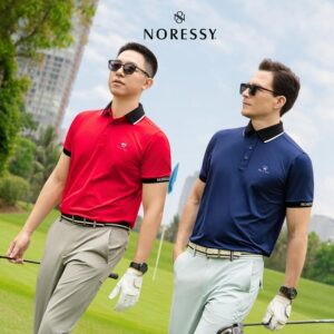 Áo Golf Nam cộc tay Noressy Golf NAOM061 - Mềm mại, co giãn, thấm hút mồ hôi 14 Áo Golf Nam cộc tay Noressy Golf NAOM061 - Mềm mại, co giãn, thấm hút mồ hôi