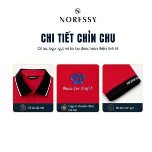 Áo Golf Nam cộc tay Noressy Golf NAOM061 - Mềm mại, co giãn, thấm hút mồ hôi 15 Áo Golf Nam cộc tay Noressy Golf NAOM061 - Mềm mại, co giãn, thấm hút mồ hôi