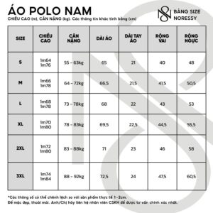 Áo Golf Nam cộc tay Noressy Golf NAOM061 - Mềm mại, co giãn, thấm hút mồ hôi 17 Áo Golf Nam cộc tay Noressy Golf NAOM061 - Mềm mại, co giãn, thấm hút mồ hôi