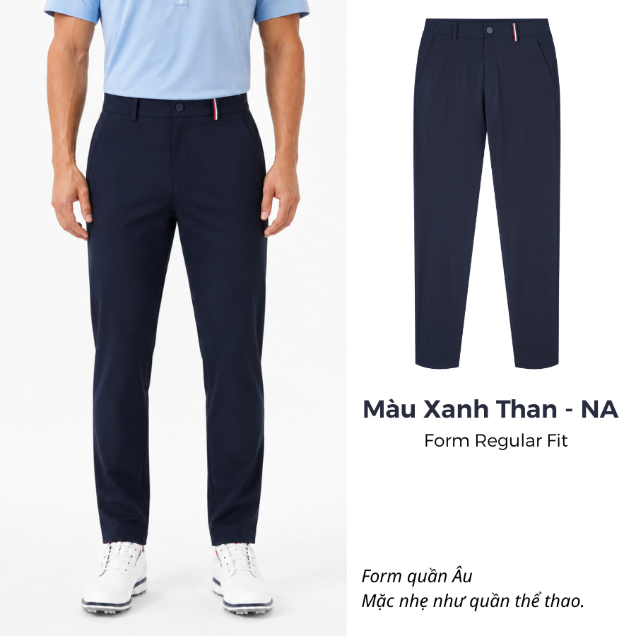 Quần Dài Golf Nam NORESSY GOLF Thể Thao, Dáng Âu, Thoáng Mát - NQDM042 21 Quần Dài Golf Nam NORESSY GOLF Thể Thao, Dáng Âu, Thoáng Mát - NQDM042