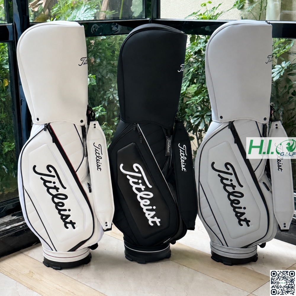 Túi gậy Golf Titleist da PU cao cấp CH341 – Sang trọng, bền đẹp, nổi bật trên sân 1 Túi gậy Golf Titleist da PU cao cấp CH341 – Sang trọng, bền đẹp, nổi bật trên sân