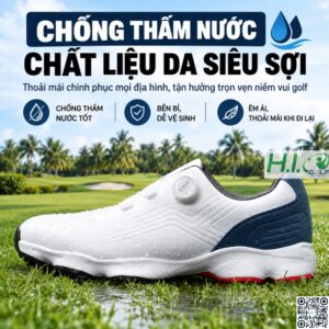 Giày Golf Nam PGM CH627 chống nước – Khóa vặn tiện lợi, đế chống trượt 7 Giày Golf Nam PGM CH627 chống nước – Khóa vặn tiện lợi, đế chống trượt - Ảnh 2