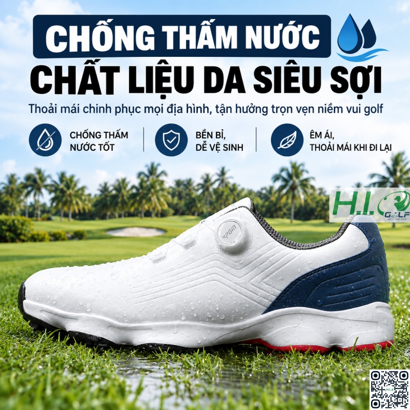 Giày Golf Nam PGM CH627 chống nước – Khóa vặn tiện lợi, đế chống trượt 16 Giày Golf Nam PGM CH627 chống nước – Khóa vặn tiện lợi, đế chống trượt