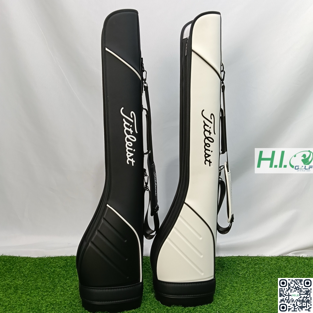 Túi đựng gậy tập Golf Titleist da PU cao cấp, đựng 4-7 gậy - CH348 19 Túi đựng gậy tập Golf Titleist da PU cao cấp, đựng 4-7 gậy - CH348