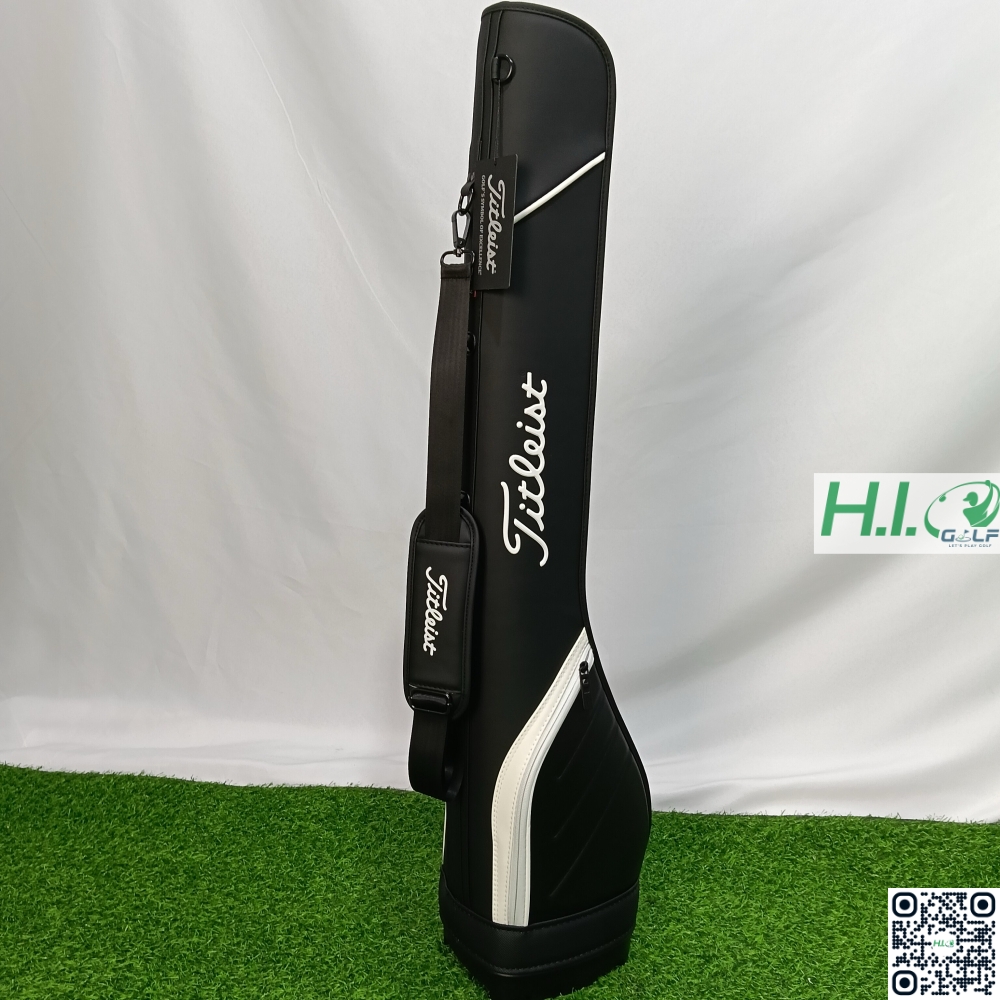 Túi đựng gậy tập Golf Titleist da PU cao cấp, đựng 4-7 gậy - CH348 24 Túi đựng gậy tập Golf Titleist da PU cao cấp, đựng 4-7 gậy - CH348