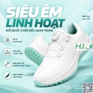 Giày Golf nữ PGM CH628 khoá xoay, chống nước, đế êm chống trượt 13 Giày Golf nữ PGM CH628 khoá xoay, chống nước, đế êm chống trượt - Ảnh 5