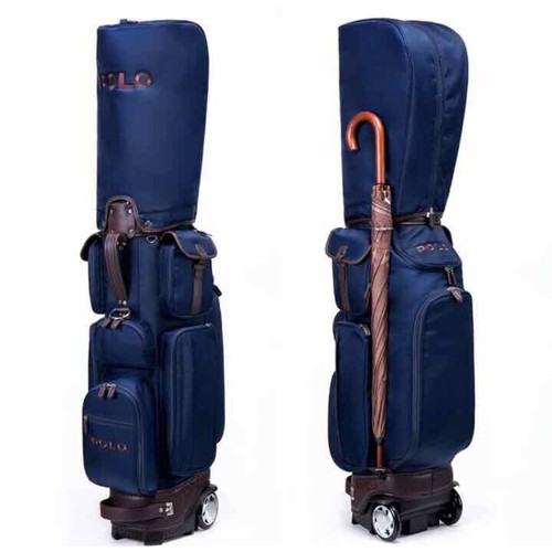 Túi đựng gậy Golf Polo có bánh xe và tay kéo - CH028