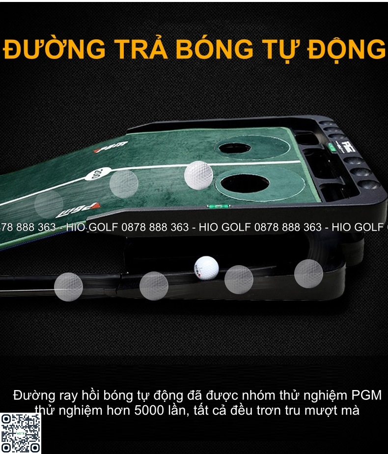 Thảm tập Golf Putting Trainer PGM 360 - CH256