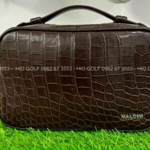 Túi golf cầm tay Maldini da cá sấu - CH258