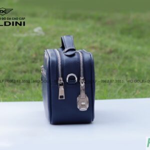 Túi golf cầm tay Maldini da bò thật có khóa số - CH280