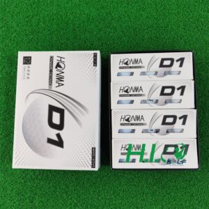 Hộp 12 bóng Golf Honma D1 2 lớp màu trắng - CH307