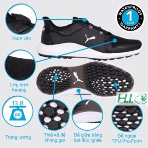 Giầy Golf nam Puma Ignite Fasten8 Disc chính hãng