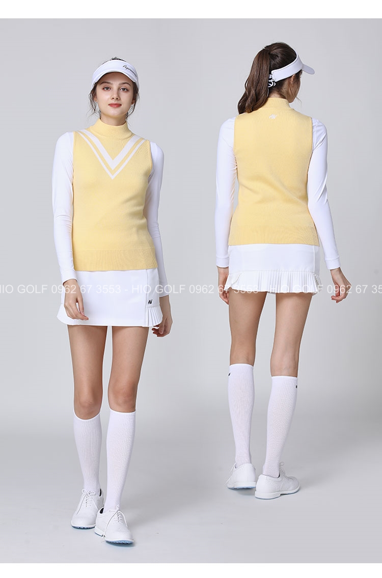 Áo gile len Golf nữ Azureway hàng chính hãng - CH477