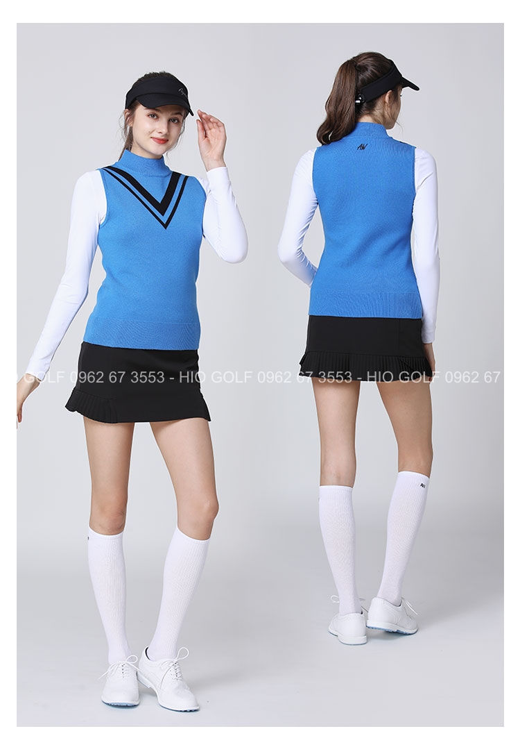 Áo gile len Golf nữ Azureway hàng chính hãng - CH477
