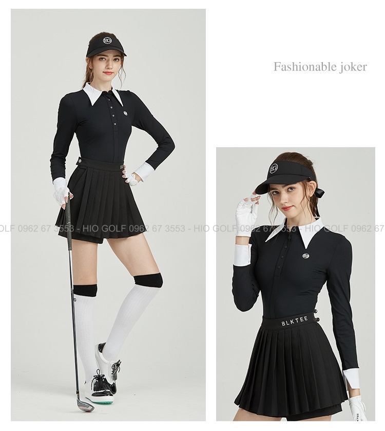 Set váy áo golf BG chính hãng màu đen thời trang - CH479