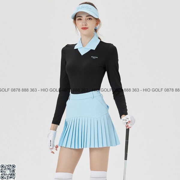 Full Set áo váy Golf nữ BG Đen xanh thời trang - CH485