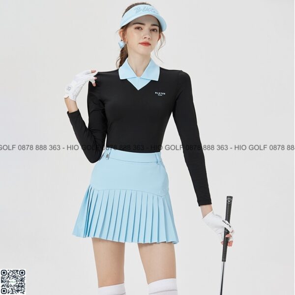 Full Set áo váy Golf nữ BG Đen xanh thời trang - CH485