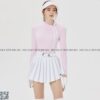 Set áo váy Golf nữ BG hồng trắng phong cách Hàn Quốc - CH481