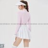 Set áo váy Golf nữ BG hồng trắng phong cách Hàn Quốc - CH481