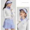Set áo váy Golf nữ BG trắng tím chính hãng - CH482