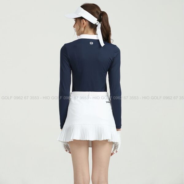 Set áo váy Golf nữ BG Xanh navy trắng - CH483