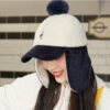 Mũ len golf nữ kiểu dang thời trang, ấm áp - CH488