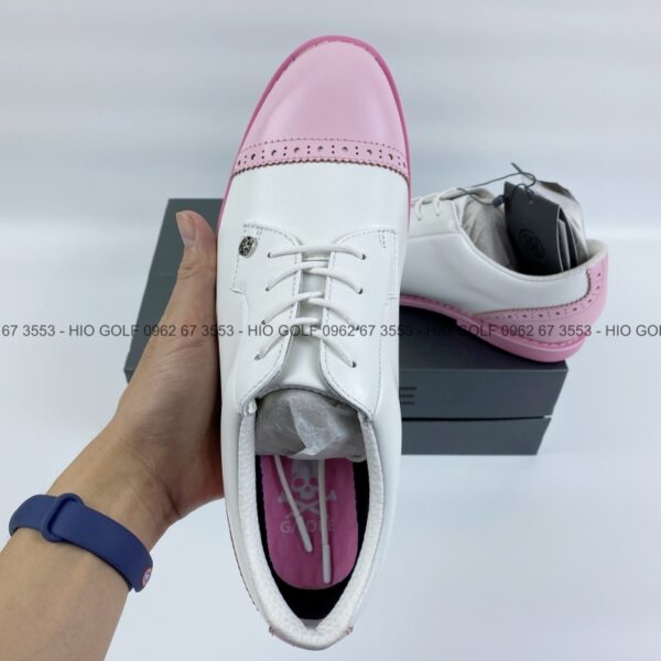 Giầy golf nữ GFore trắng hồng - CH008