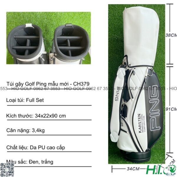 Túi đựng gậy Golf Ping mẫu mới - CH379
