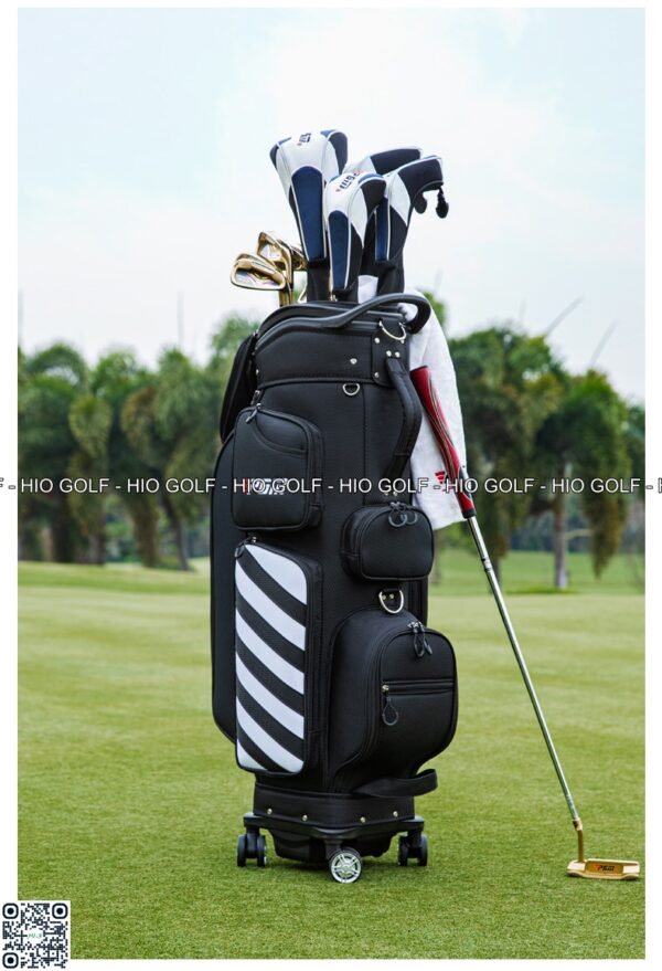 Túi gậy Golf PGM Full Set nắp cứng, 4 bánh xe di chuyển - CH383