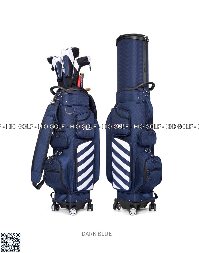 Túi gậy Golf PGM Full Set nắp cứng, 4 bánh xe di chuyển - CH383