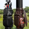 Túi gậy Golf nắp cứng, có bánh xe chất da cao cấp PGM - CH384