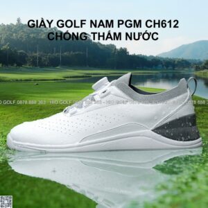 Giầy golf nam PGM khoá vặn chống nước - CH612
