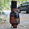 Túi gậy golf PGM full set nắp cứng da bò thật - CH391