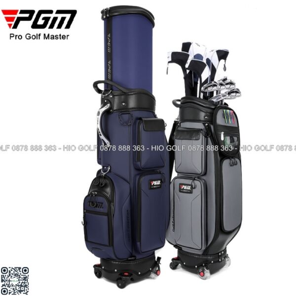 Túi gậy golf PGM nắp cứng 4 bánh xe di chuyển - CH395