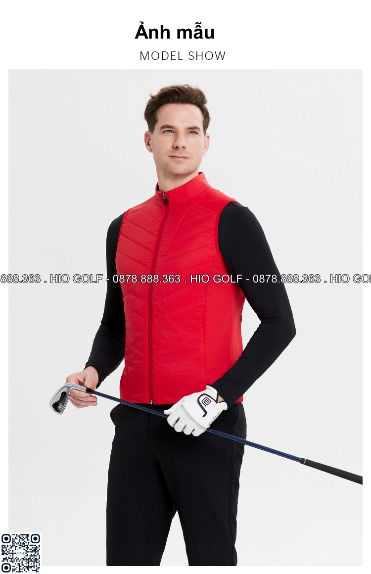 Áo gile golf DeanBall Golf lông vũ ấm, nhẹ, thoái mái vận động - CH540